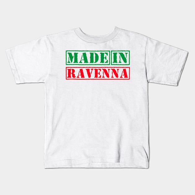 Made in Ravenna Italy Kids T-Shirt by xesed